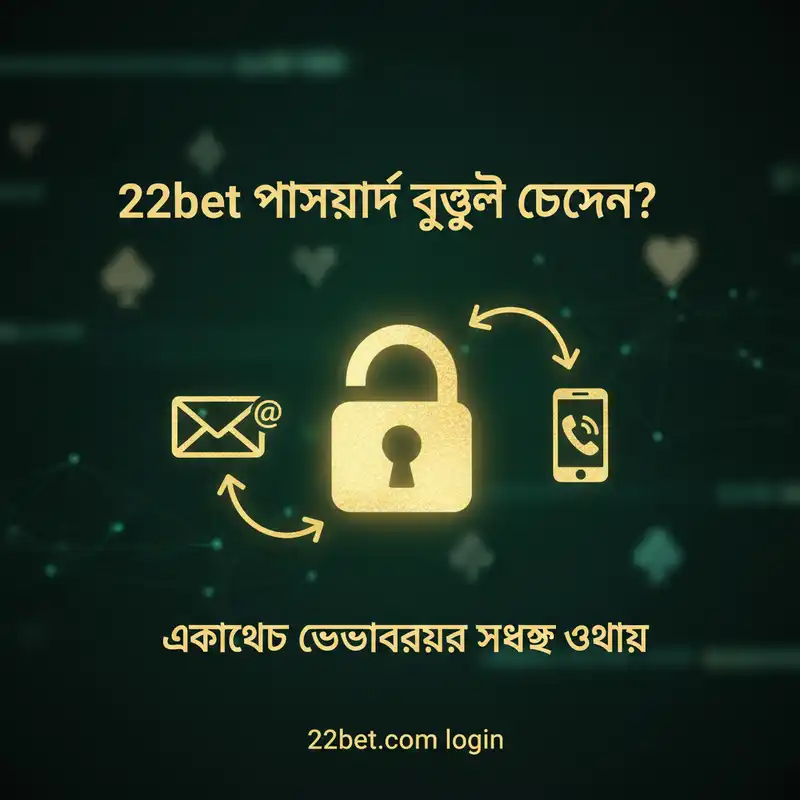 22bet একাউন্ট পুনরুদ্ধারের গাইড